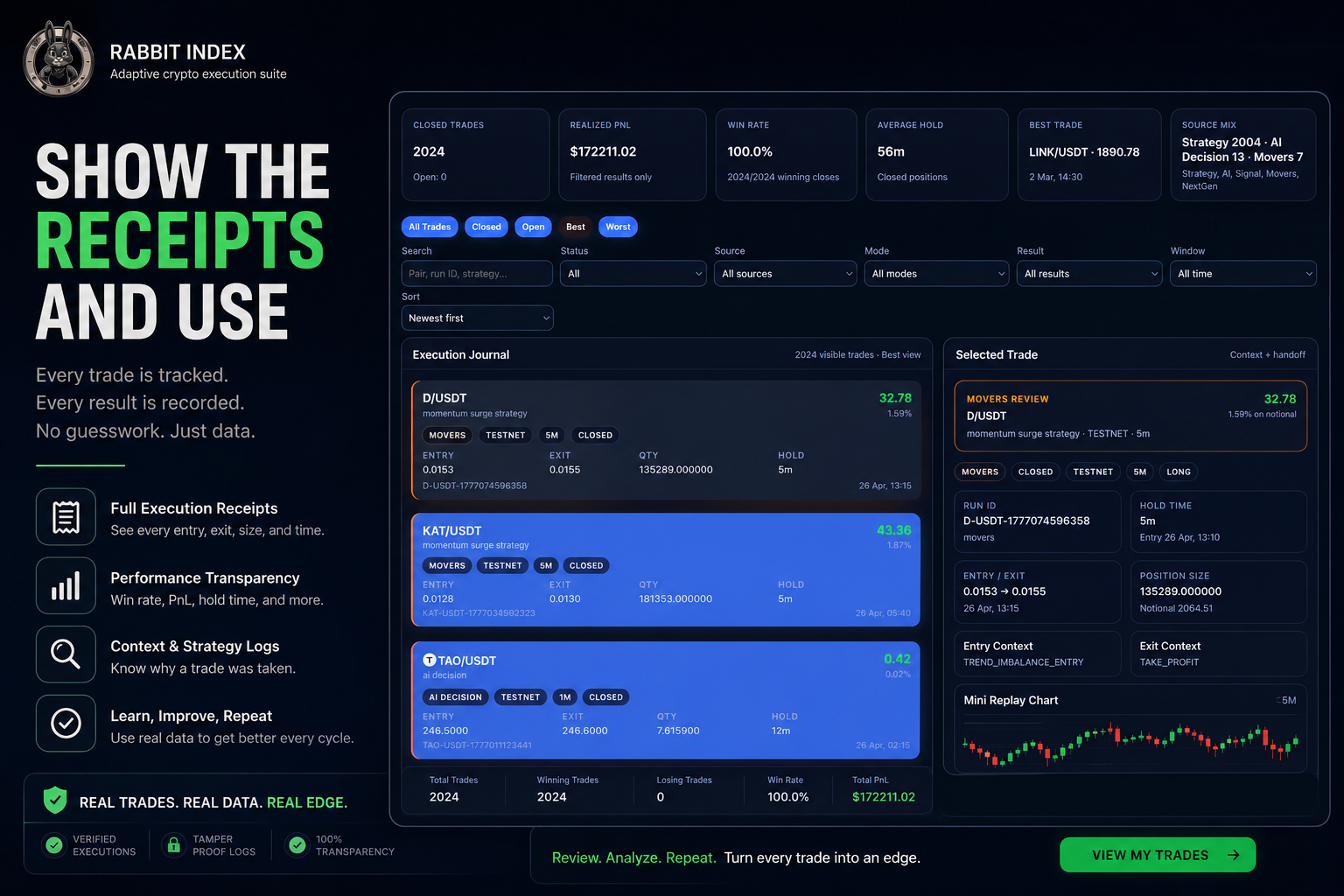 Prove feature slide